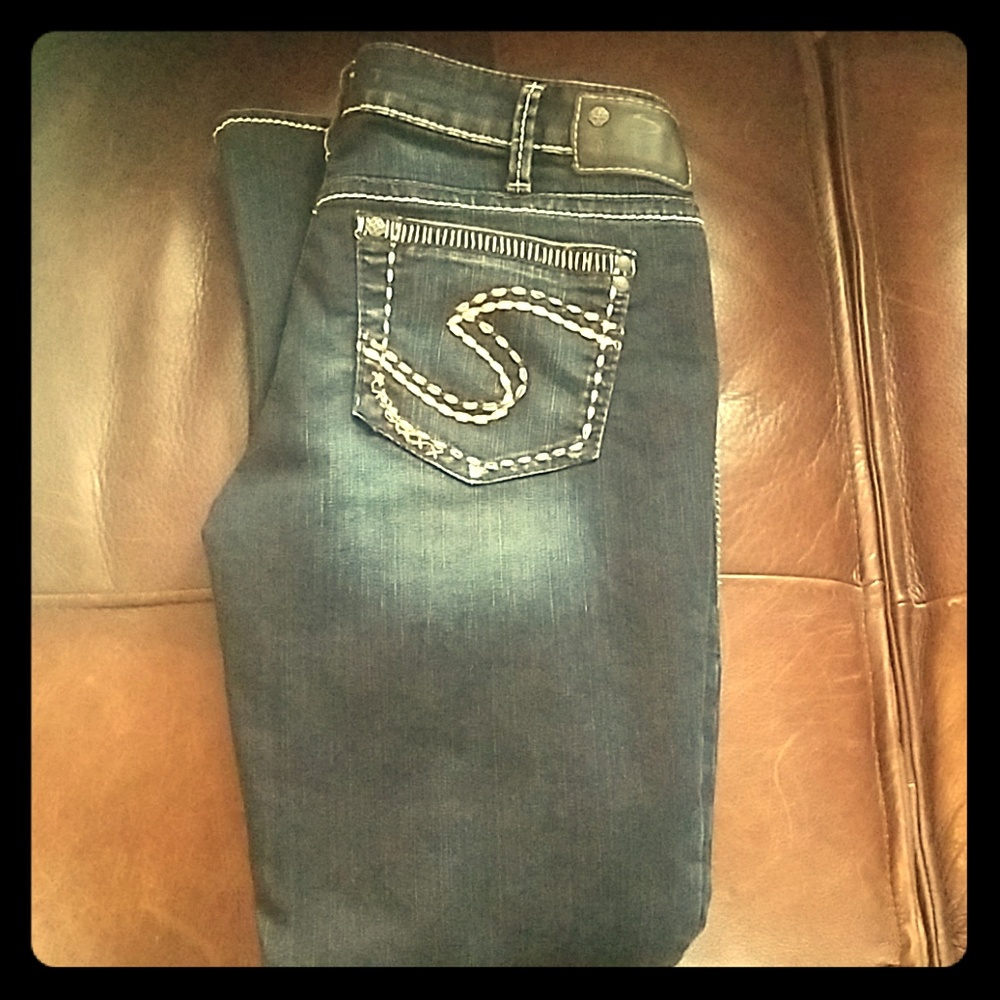 Silver jeans